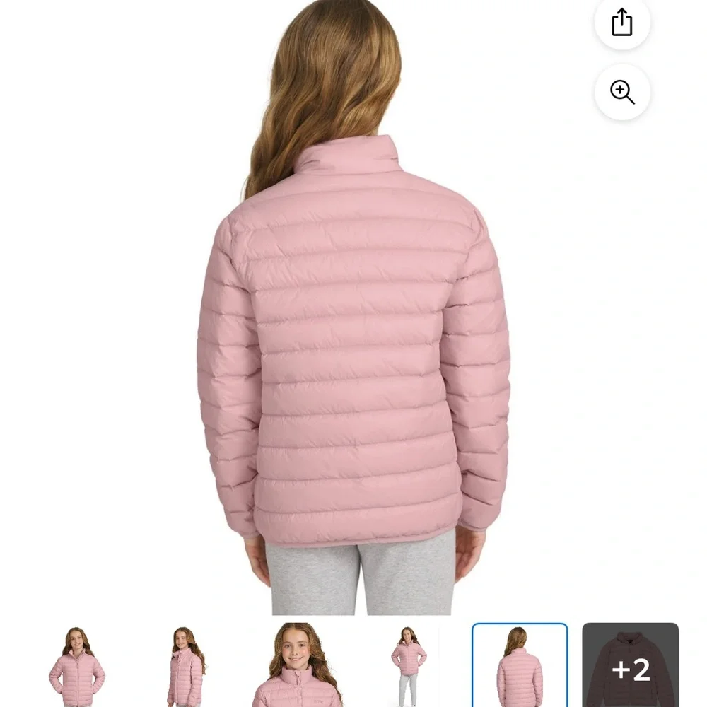 Eddie Bauer Kids Light Pink Quilted Jacket. Size 7/8